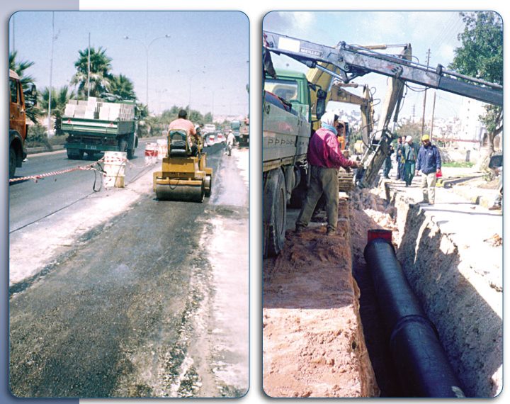 West Amman secondary pipe network